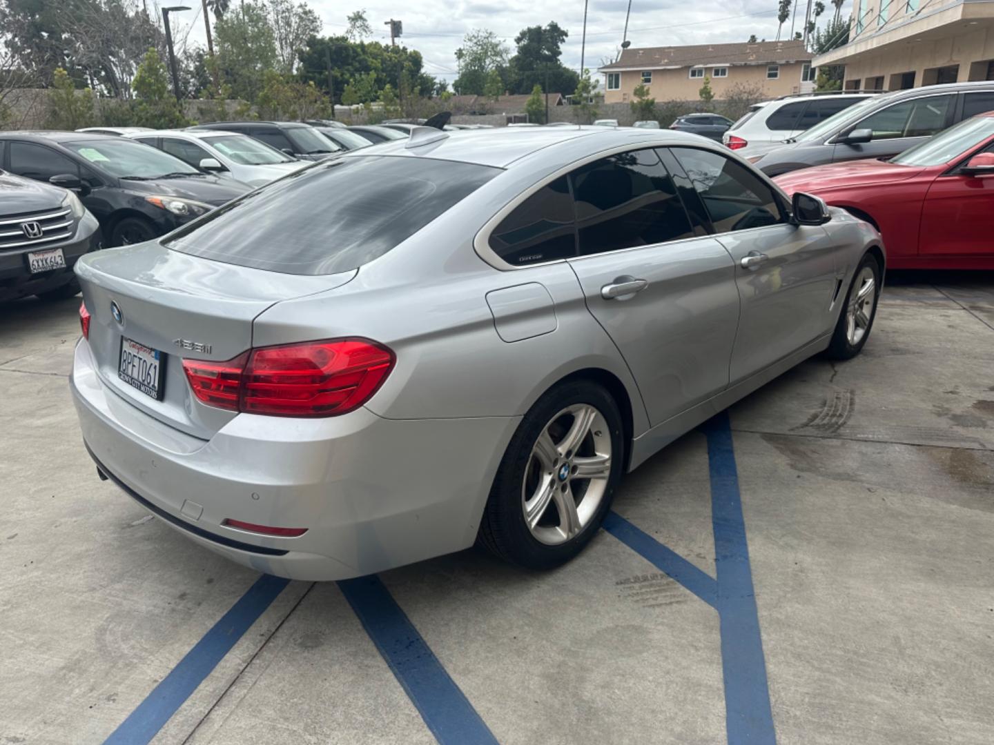 2016 Gray /Black BMW 4-Series Gran Coupe 428i SULEV (WBA4A9C53GG) with an 2.0L L4 DOHC 16V engine, 8A transmission, located at 30 S. Berkeley Avenue, Pasadena, CA, 91107, (626) 248-7567, 34.145447, -118.109398 - Photo#6